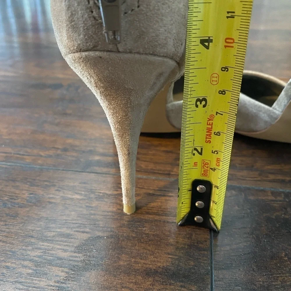 Steve Madden, Steve Madden Luxe Fiona, Tan Suede Heels, Size 8.5